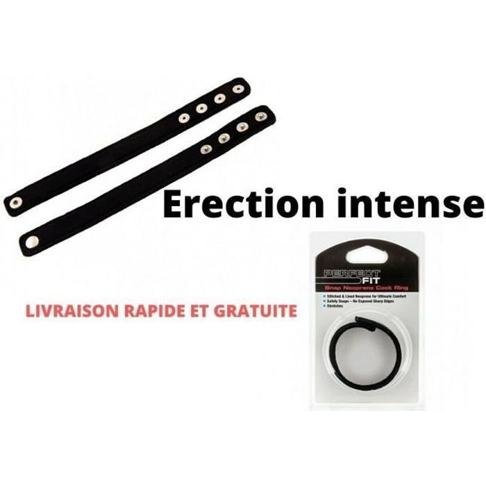 Anneau Pénis Ajustable Cockring - Noir, Silicone, Réglable, Neuf