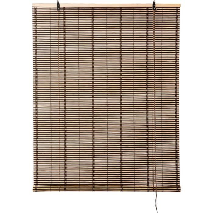 Rideau à Rouleau en Bambou pour intérieur, Rideau de Bambou 150 x 300