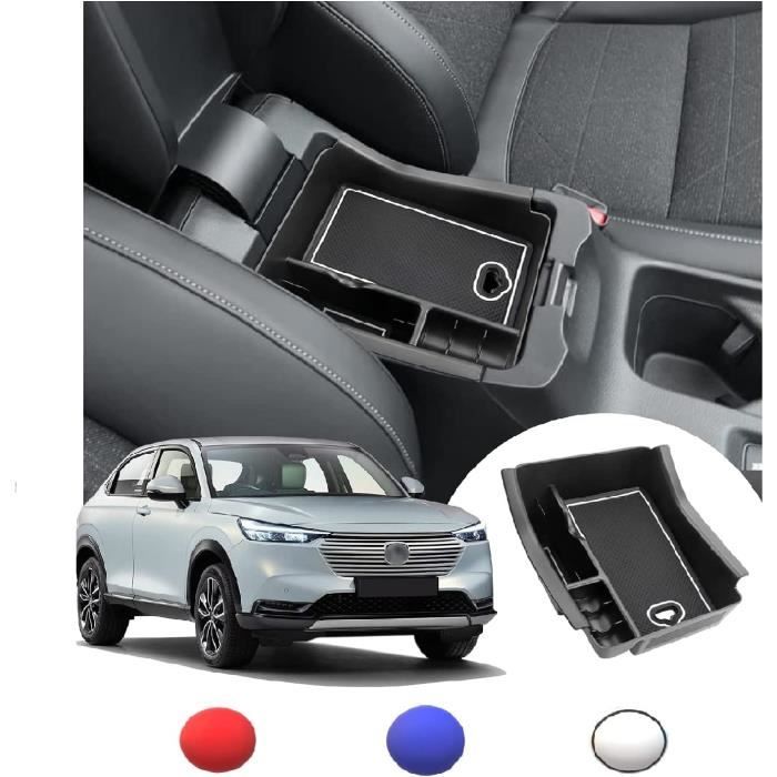 Organisateur Accoudoir Central Pour Toyota C-HR 2016-2023 - Rangement Pratique - Blanc