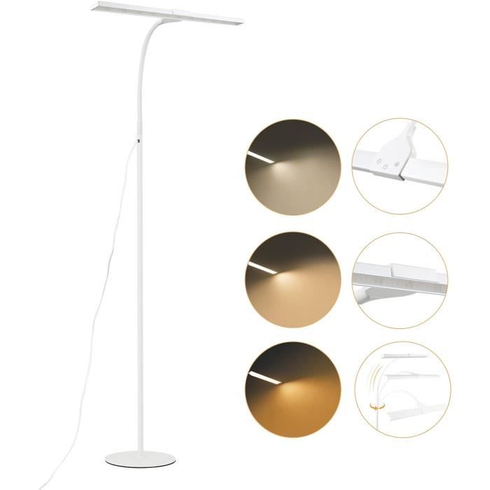 Lampadaire LED Sur Batterie - 3 Couleurs, Gradation, IP54 - Intérieur Et Extérieur