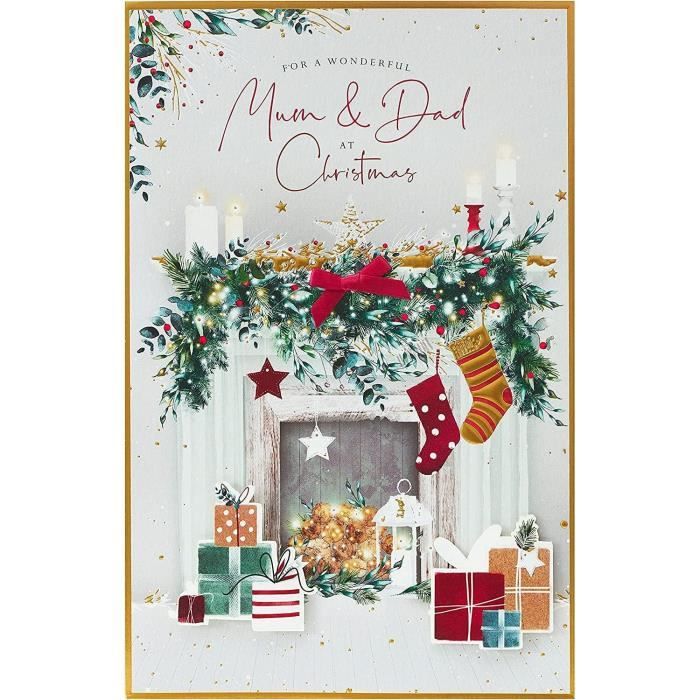Carte De Noël Pour Maman Et Papa Carte De Noël Pour Maman Et Papa Carte