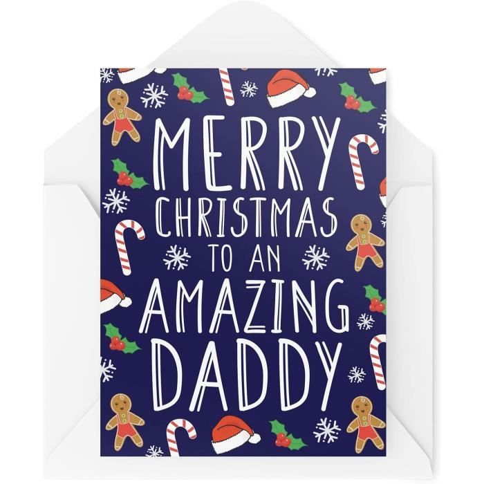 Cartes De Noël Carte De Noël Pour Un Papa Incroyable Pour Lui