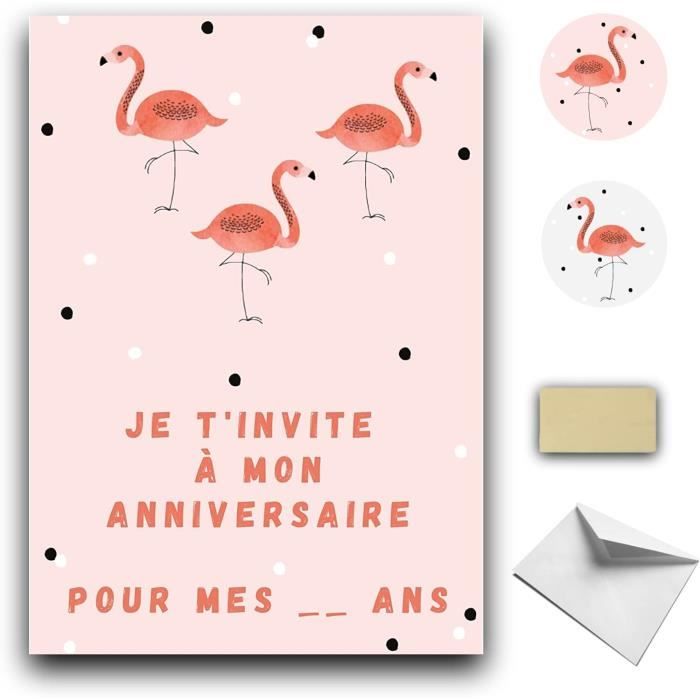 10 CARTES INVITATION ANNIIRE Ariel La Petite Sirène (avec des