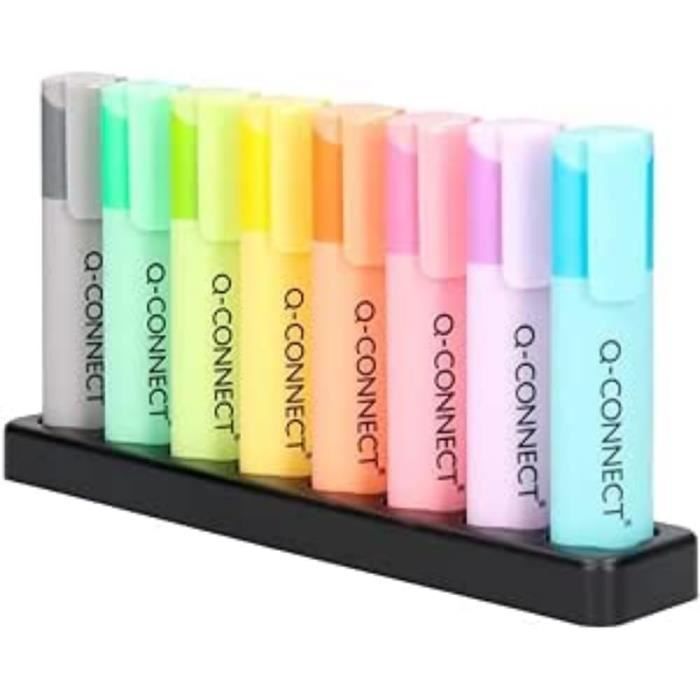 Kf17806 Feutre Fluorescent, Pastel Pointe Biseautée, Étui De Bureau 8