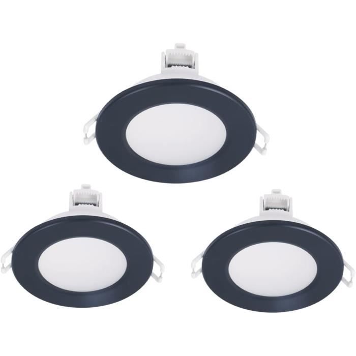 3 Spots Led Encastrables Pour Placoplatre, Dimmable Avec Gradateur ...