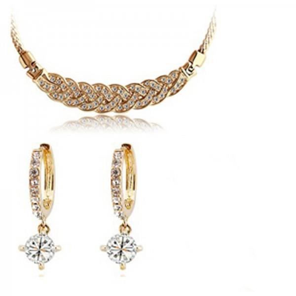 parure plaqué or femme