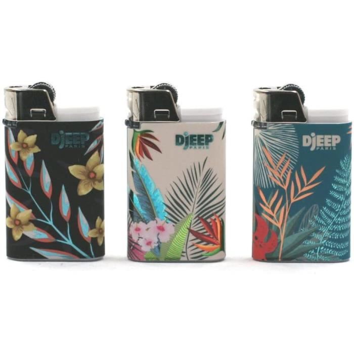 DJEEP Classic Design Lighters - Bulk Pack (12 Or 24 Pieces), Made In France, New