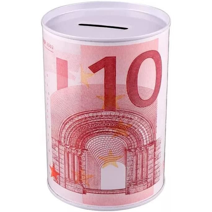 Generic Tirelire à Monnaie en Métal sous forme de boîte cylindre , décorée  Par l'image à prix pas cher