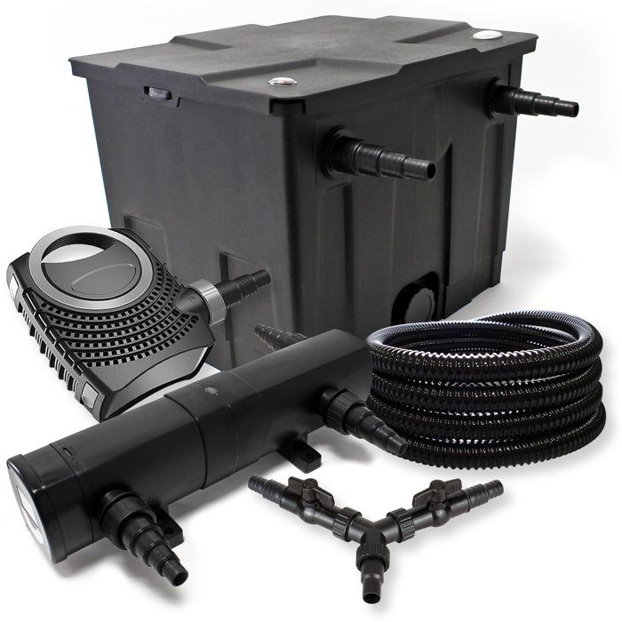 Kit de filtration de bassin pour 12000l 24W Stérilisateur NEO8000 Pompe
