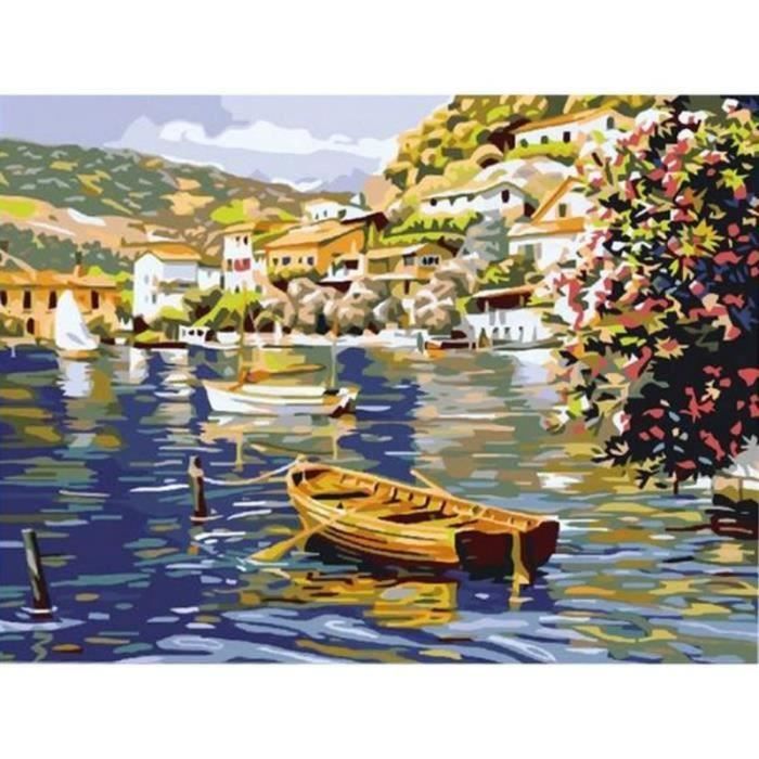 Peinture Numero Mer Peinture Numero Adulte Bateau Paint by Numbers Kits avec Pinceaux et Acryliques Loisirs Créatifs Adultes Painting by Numbers pour Decoration Maison 50x65cm (avec Cadre) -11zO Peinture Numero Mer Peinture Numero Adulte Bateau Paint by Numbers Kits avec Pinceaux et Acryliques Loisirs Créatifs Adultes Painting by Numbers pour Decoration Maison 50x65cm (avec Cadre) -11zO