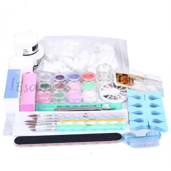 Lot De 6 Poudres Effet Sucre Pour Nail Art - Décoration Ongles | Marque REJANE'S, Neuf