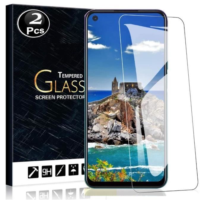NEW'C Lot De 2, Verre Trempé Pour Oppo A53 / A53s, Film Protection écran Efficace Contre Les Rayures - Sans Bulles - Ultra Résistant (0,33mm HD Ultra Transparent) Dureté 9H Glass