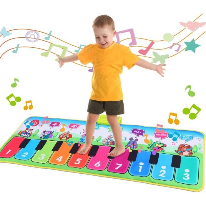 Tapis Touch Play Jouets musicaux pour Les Enfants de 3 Ans et Plus LYXCM Tapis de Piano de Sol pour Enfants Tapis de Danse de Jeu de Clavier de Piano pour Tout-Petits Tapis Touch Play Jouets musicaux pour Les Enfants de 3 Ans et Plus LYXCM Tapis de Piano de Sol pour Enfants Tapis de Danse de Jeu de Clavier de Piano pour Tout-Petits