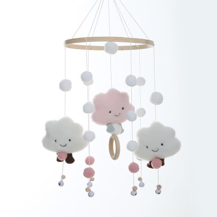 Cintre Mobile En Bois Naturel Pour Téléphone, Carillon Ou Lit Bébé - Support Décoratif Ieron