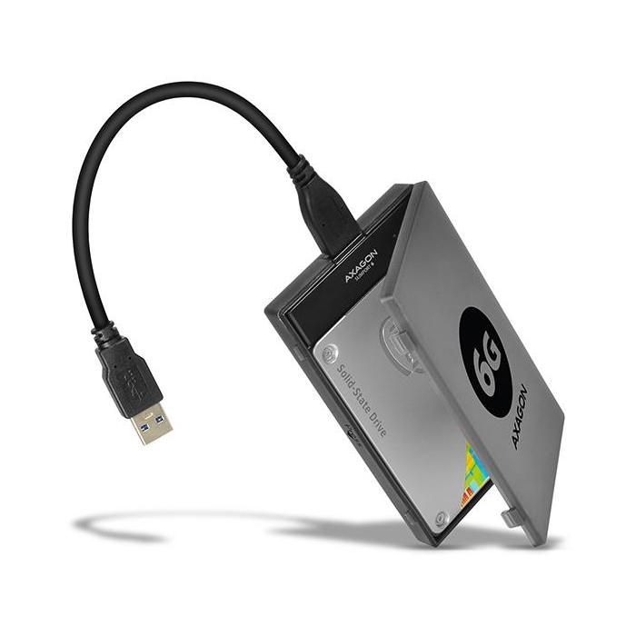 Boîtier Externe - AXAGON - ADSA-1S6 - USB 3.0 - Compatible SATA I/II/III - 25 pouces