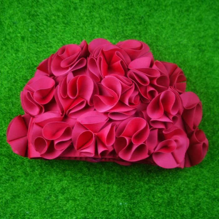 Bonnet De Bain - Limics24 - Tendance Forme Pétales Fleurs 3D Style Vintage Idéal - Sport