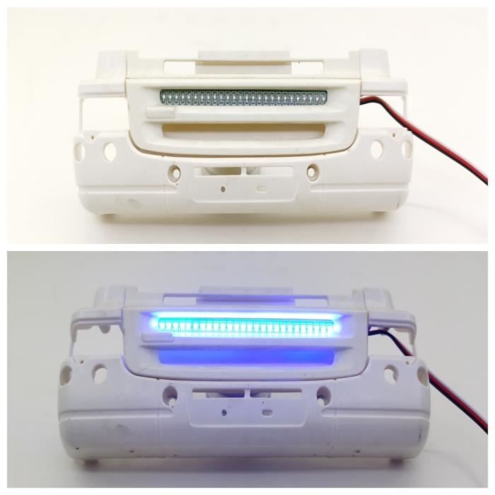 Jeu De Jupes Latérales Avec Feux Marqueurs DEL Pour Camion RC 1/14 – Style Et Visibilité Améliorés