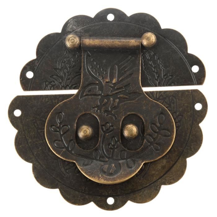 Lot De 2 Loquets Vintage Pour Carnet, Journal Ou Boîte à Bijoux - Fermoir Décoratif Bronze