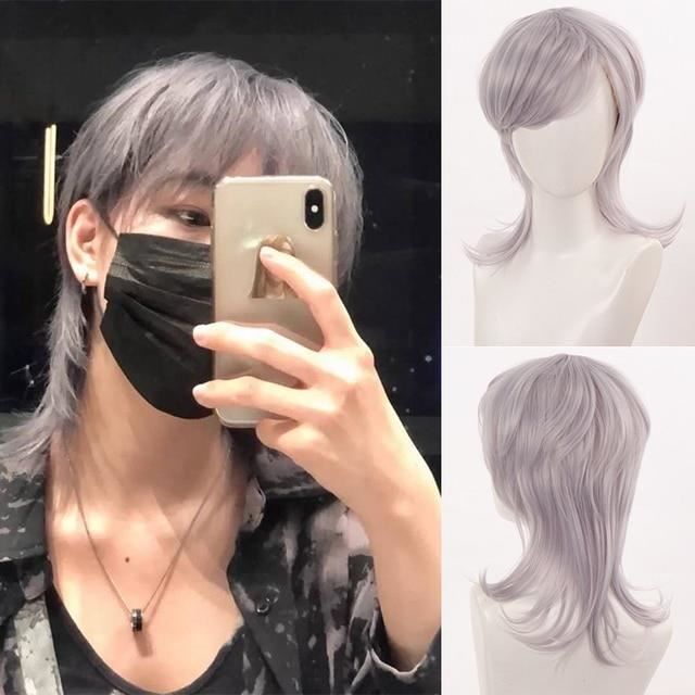 Perruque Synthétique Blonde Foncé - Cheveux Lisses 35cm - Bonnet Moyen + 4 Bonnets Inclus