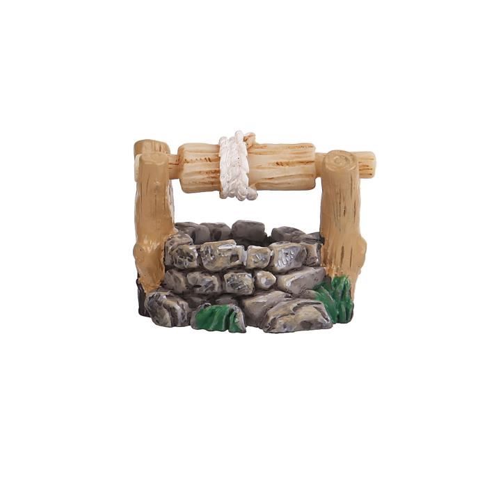 Yardenfun Figurine Miniature En Bois Pour Bonsaï, Décoration