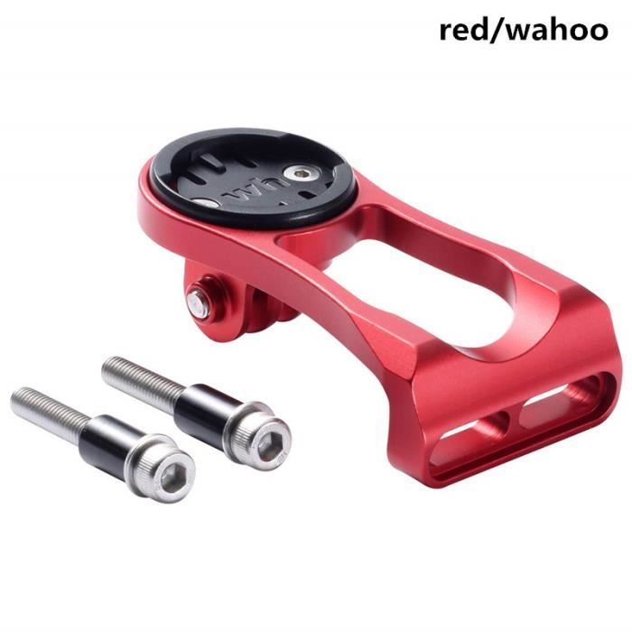 Adaptateur de Montage d'ordinateur de vélo pour Wahoo Elemnt/Mini/Bolt/Roam- Support Anti-Chute de Compteur de Vitesse de vélo Support Fixe GPS
