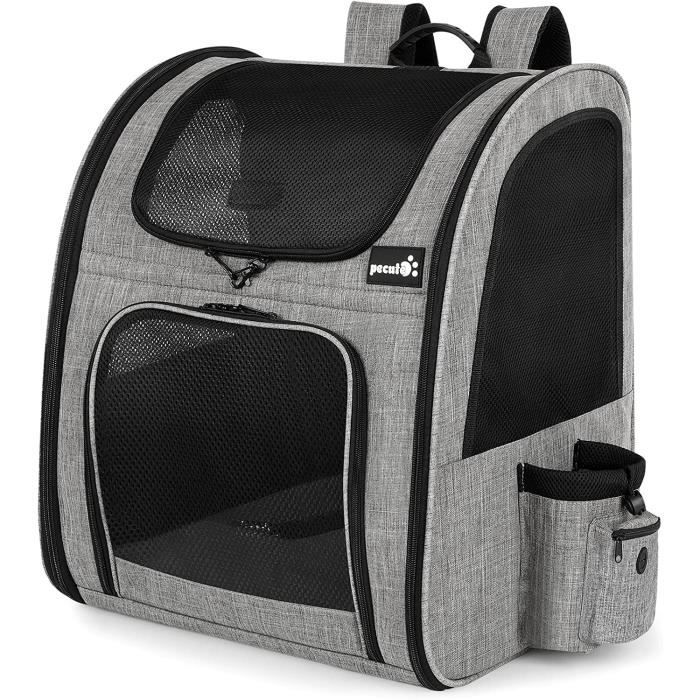 Sac de Transport pour Chat, 45x28x25cm Sac à Dos Transport Portable pour Chiens Voyage, Pochette pour