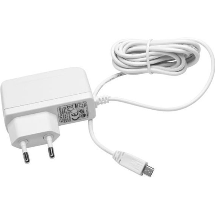 BADABULLE Adaptateur babyphone pour baby online, micro USB 5V, prise murale
