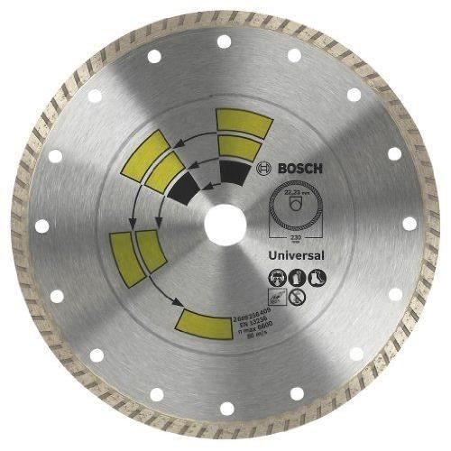 Silver//Grey Bosch Professional 2608602654 Diamond Cutting disc Best for Concrete
