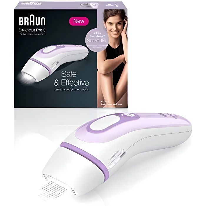 Braun Épilateur à Lumière Pulsée Silk-Expert Pro IPL PL 5117 Blanc