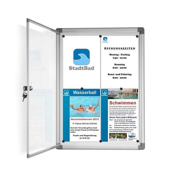 INNOVART Tableau D'affichage Fermé De 66 X 50,8 Cm, Tableau D