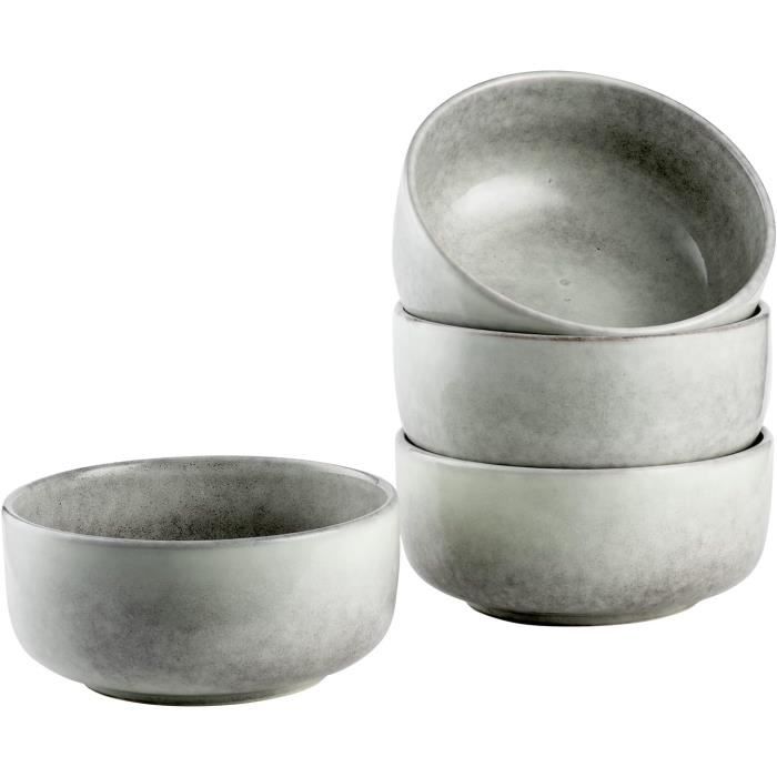 Lot De 6 Bols Petits Saladiers En Grès - Made In France Vintage (Diamètre 11 Cm)