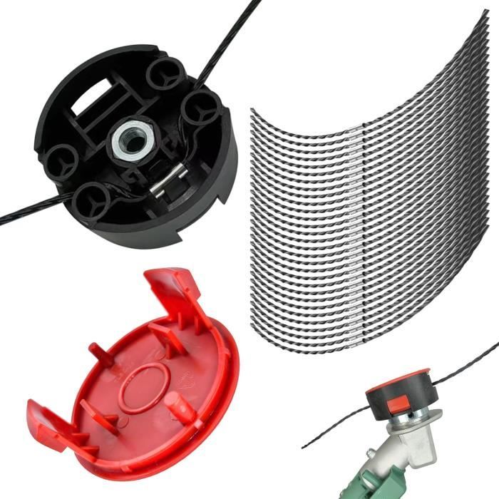 20 Fils Nylon De Rechange Pour Débroussailleuse Bosch AFS 23-37 | Longueur 37 Cm Diamètre 3,5 Mm | Coupe Herbe Efficace