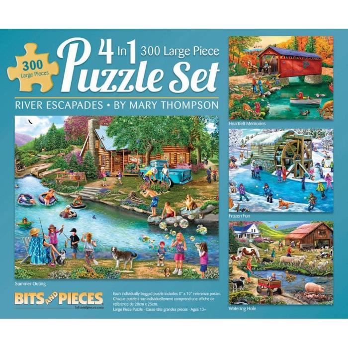 ENYACOS Puzzle Saver Peel & Stick Lot de 16 feuilles de papier adhésif pour grands puzzles, conservation de 2 puzzles de 1000 pièces ENYACOS Puzzle Saver Peel & Stick Lot de 16 feuilles de papier adhésif pour grands puzzles, conservation de 2 puzzles de 1000 pièces