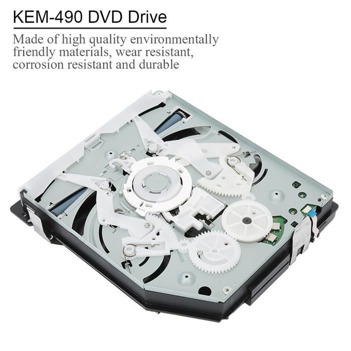 DBA Boîtier de remplacement pour console de jeu, lecteur de CD-ROM de DVD -  Blu-ray portable pour PS4 KEM-490 - Cdiscount Informatique
