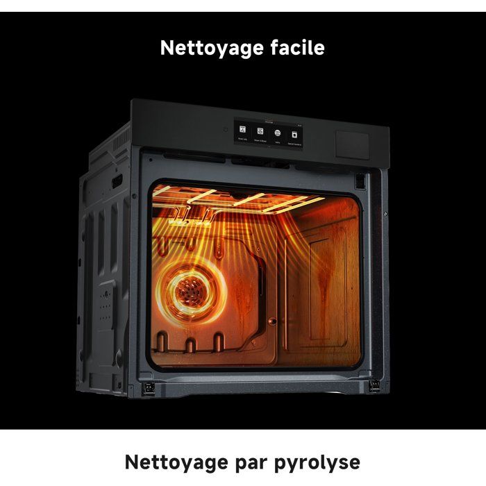 Four encastrable vapeur DREAME Z6000 OZ60 émail porte froide 81 60 cm
