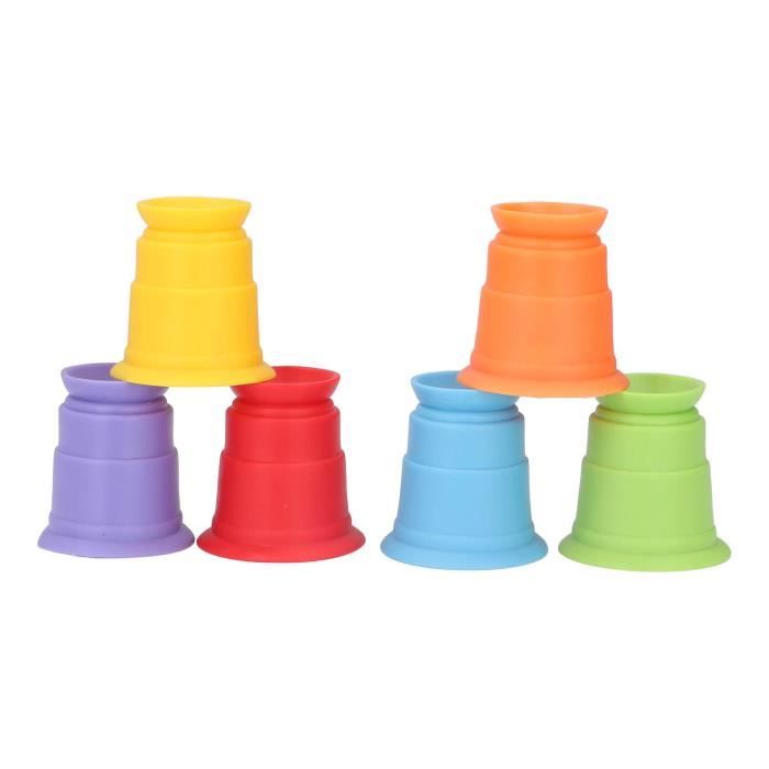 Lot De 4 Tasses Pliantes En Silicone Bleu – 8 Cm, Idéales Pour Voyage Et Camping