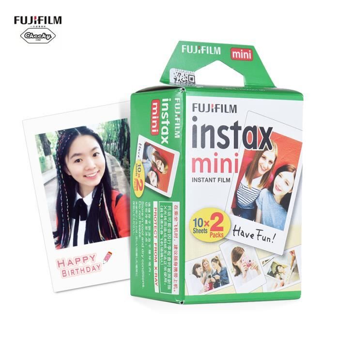 Fujifilm Instax 20 feuilles Papier photo en film blanc Album instantané Impression instantanée pour Mini 7s / - Cdiscount Informatique