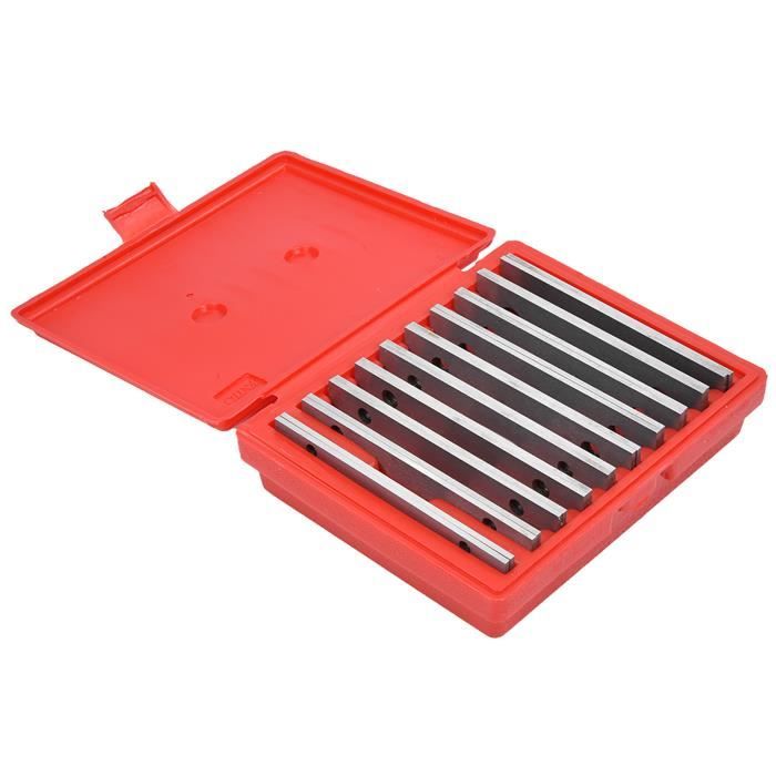 2 Blocs Parallèles 25x50x75mm - 23 Trous - Pour Fraiseuse Et Tour - Acier Trempé