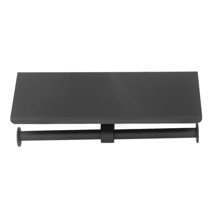 GOTOTOP Porte-papier hygiénique Étagère à papier hygiénique télescopique murale en acier