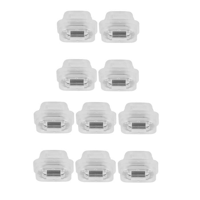 10 Œillets/Clips De Garniture De Porte Pour BMW E46, E90, E91, E92, E93 - Plastique Translucide, Remplacement - 6