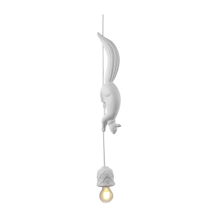 Résine Pendentif Lumière Bande Dessinée Créative Écureuil Plafonniers E26/E27 Lustre moderne Intérieur Luminaire pour blanc