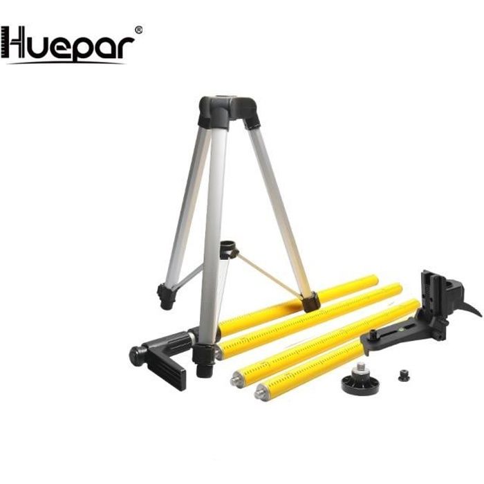 HUEPAR.COM - LP36 : tige télescopique/trépied pour niveau laser :  présentation et test 