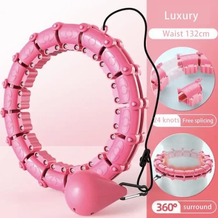 Cerceau De Fitness Réglable Et Pliable - Pour Abdos, Taille, Dos, Jambes - Circonférence 160 Cm - Matériau PVC Et Ressort Alliage - Pour Homme Et Femme