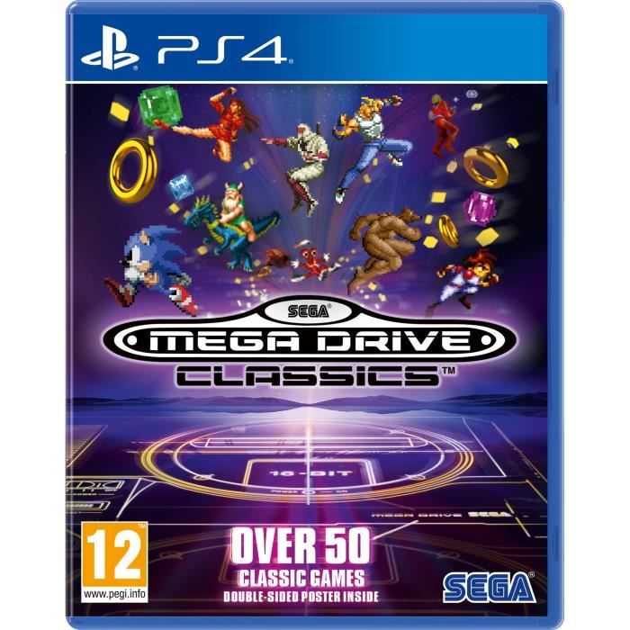 Jeu vidéo - SEGA - MEGADRIVE CLASSICS - PS4 - Arcade - En boîte - Consoles rétro