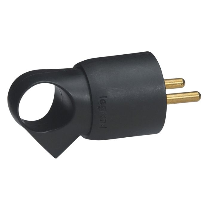 Fiche électrique mâle Annela 2 phases + - vue 2