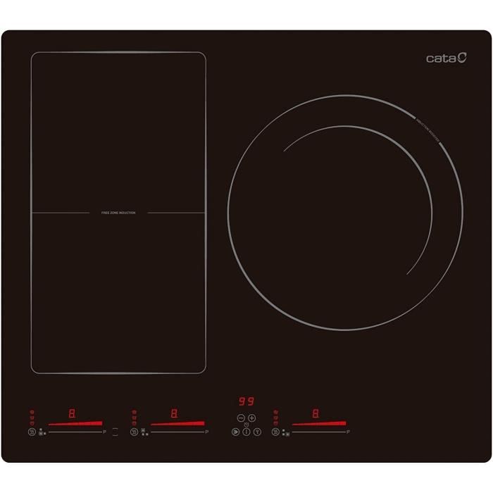 Plaque de cuisson à induction Limics24 6011 Bk 3 zones de cuisson
