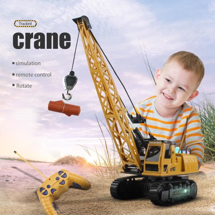 GRUE TÉLÉCOMMANDÉE 110 CM - MOTOR & CO R/C - King Jouet Maroc GRUE TÉLÉCOMMANDÉE 110 CM - MOTOR & CO R/C - King Jouet Maroc
