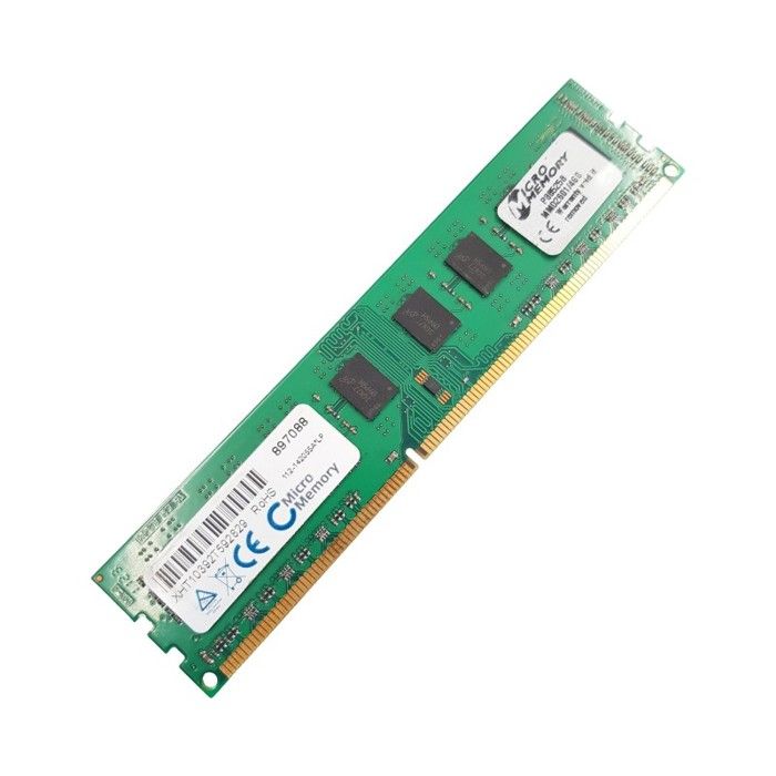 Barrette Mémoire 4Go RAM DDR3 MicroMemory MMD2601/4GB DIMM PC3-10600 1333MHz 1Rx8 - Micromemory