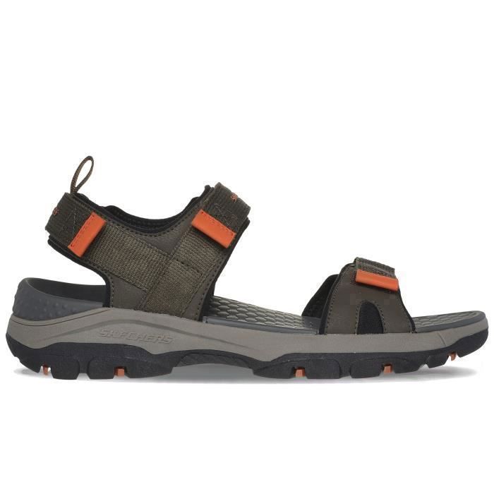 Sandales pour Homme Skechers Tresmen Ryer Vert Scratch Synthetique Vert Cdiscount Chaussures