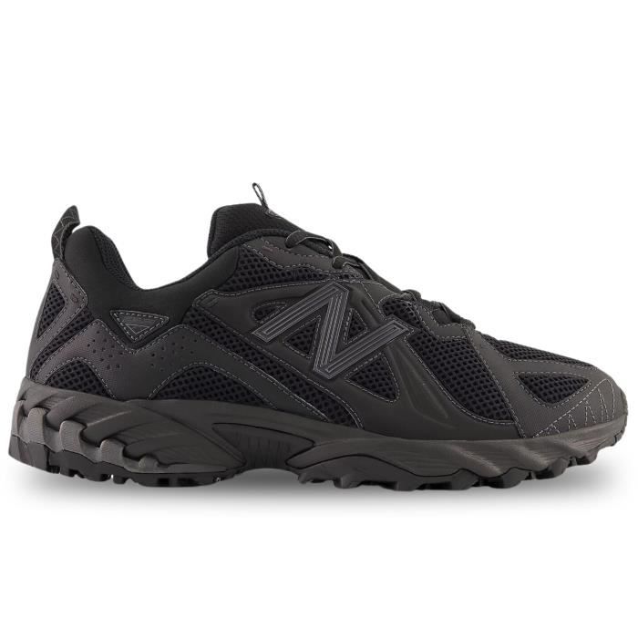 chaussures de randonnée pour homme - new balance - 610 t - noir - synthétique - lacets